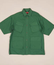 BLUE WORK | ブロークンツイル ファティーグショートスリーブシャツ(シャツ/ブラウス)