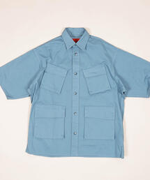 BLUE WORK | ブロークンツイル ファティーグショートスリーブシャツ(シャツ/ブラウス)