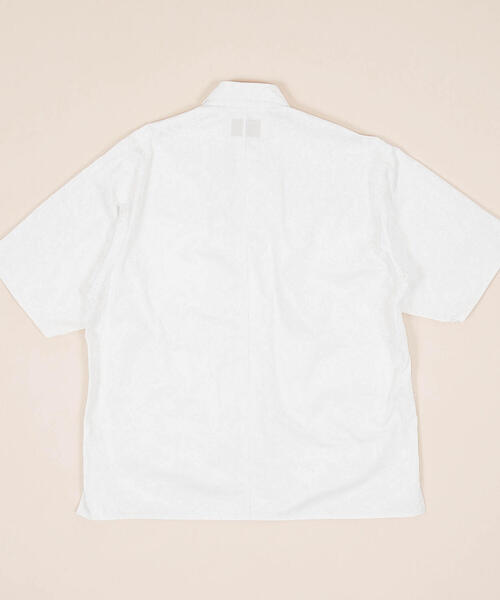 BLUE WORK（ブルーワーク）の「ブロークンツイル ファティーグショートスリーブシャツ（シャツ/ブラウス・メンズ・カーキ/ライトブルー/ダークブルー/ホワイト・M/XS/S）」の8枚目の写真