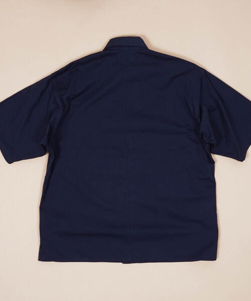 BLUE WORK（ブルーワーク）の「ブロークンツイル ファティーグショートスリーブシャツ（シャツ/ブラウス・メンズ・カーキ/ライトブルー/ダークブルー/ホワイト・M/XS/S）」の11枚目の写真