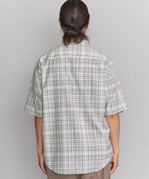BEAUTY&YOUTH UNITED ARROWS（ビューティーアンドユースユナイテッドアローズ）の「BY T/W チェック  テーパード シャツ（シャツ/ブラウス・メンズ・オフホワイト/ダークグレー・SMALL/MEDIUM/LARGE/X-LARGE）」の8枚目の写真