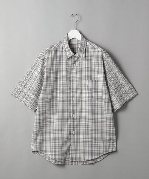 BEAUTY&YOUTH UNITED ARROWS（ビューティーアンドユースユナイテッドアローズ）の「BY T/W チェック  テーパード シャツ（シャツ/ブラウス・メンズ・オフホワイト/ダークグレー・SMALL/MEDIUM/LARGE/X-LARGE）」の17枚目の写真