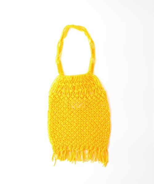 EDIT. FOR LULU(エディットフォールル)の「KECH フリンジ BAG(トートバッグ・レディース・ピンク/イエロー/ブルー系その他・FREE)」の9枚目の写真
