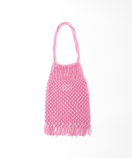 EDIT. FOR LULU(エディットフォールル)の「KECH フリンジ BAG(トートバッグ・レディース・ピンク/イエロー/ブルー系その他・FREE)」の7枚目の写真