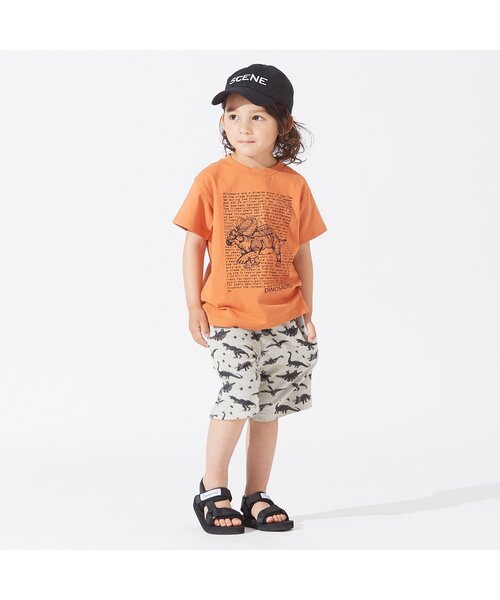 BREEZE（ブリーズ）の「ダイナソーパイルパンツ 5分丈（その他パンツ・キッズ・ライム/ベージュ・120/110/140/130/90/80/100）」の5枚目の写真