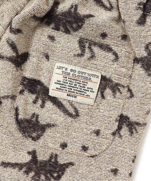 BREEZE（ブリーズ）の「ダイナソーパイルパンツ 5分丈（その他パンツ・キッズ・ライム/ベージュ・120/110/140/130/90/80/100）」の11枚目の写真