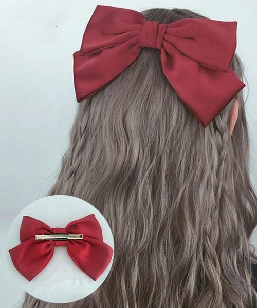 juweel（ユウェル）の「ワンタッチドットリボンヘアピン（バレッタ/ヘアクリップ・レディース・A/I/F/G/E/B/J/D/L/C/K/H・FREE）」の5枚目の写真