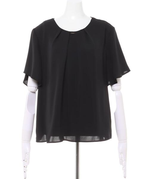 INGNI（イング）の「ピン付トロミフレアスリーブ／ブラウス（シャツ/ブラウス・レディース・ブラック/オフホワイト/ミント/ラベンダー/グレー系その他/ネイビー/サックスブルー・M）」の8枚目の写真