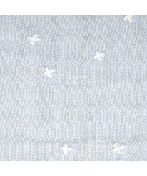 10mois(ディモワ)の「【10mois(ディモワ)】(ベビーサイズ)クロス柄ふくふくガーゼスリーパー 日本製(ベビーパジャマ/スリーパー・キッズ・ライトブルー/ベビーピンク・ONE SIZE)」の19枚目の写真
