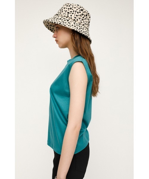 SLY（スライ）の「MERCERIZE BASIC FLAT T/T ベーシック フラット タンクトップ（タンクトップ・レディース・ライトピンク/ブラック/ホワイト/ターコイズブルー・FREE）」の9枚目の写真