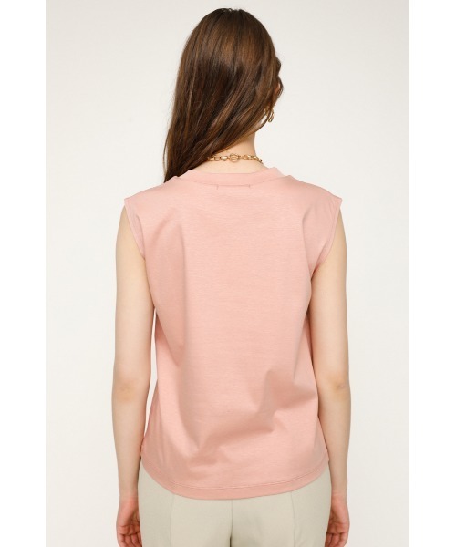SLY（スライ）の「MERCERIZE BASIC FLAT T/T ベーシック フラット タンクトップ（タンクトップ・レディース・ライトピンク/ブラック/ホワイト/ターコイズブルー・FREE）」の15枚目の写真