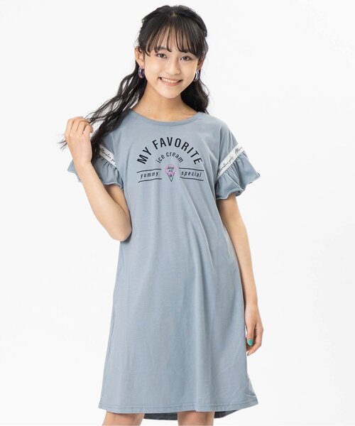 セール 接触冷感フリルtワンピ ワンピース Algy アルジー のファッション通販 Zozotown