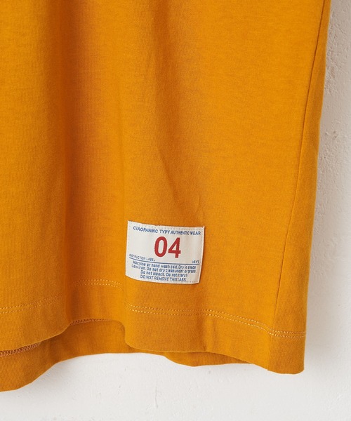 CIAOPANIC TYPY（チャオパニックティピー）の「USAコットンカレッジプリントフットボールTee（Tシャツ/カットソー・メンズ・ブラック/オフホワイト/ゴールド/グリーン・SMALL/MEDIUM/LARGE/X-LARGE）」の20枚目の写真