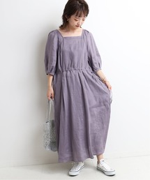 ワンピース パープル 紫色系 リネン 麻 ファッション通販 Zozotown