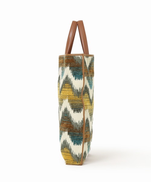 the dilettante(ザ・ディレッタント)の「《別注》【the dilettante / ザ ディッレタント】ジャガードバッグ◆(トートバッグ・レディース・ブラウン/イエロー・FREE)」の14枚目の写真