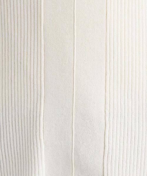 green label relaxing（グリーンレーベルリラクシング）の「14G リブ Vネック プルオーバー ニット -ウォッシャブル-（ニット/セーター・レディース・シャーベット/オフホワイト/ネイビー/パープル・FREE）」の10枚目の写真