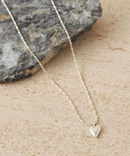 CITEN（シテン）の「＜CITEN＞ニュアンス ハートモチーフ ネックレス（ネックレス・レディース・シルバー/ゴールド・FREE）」の5枚目の写真