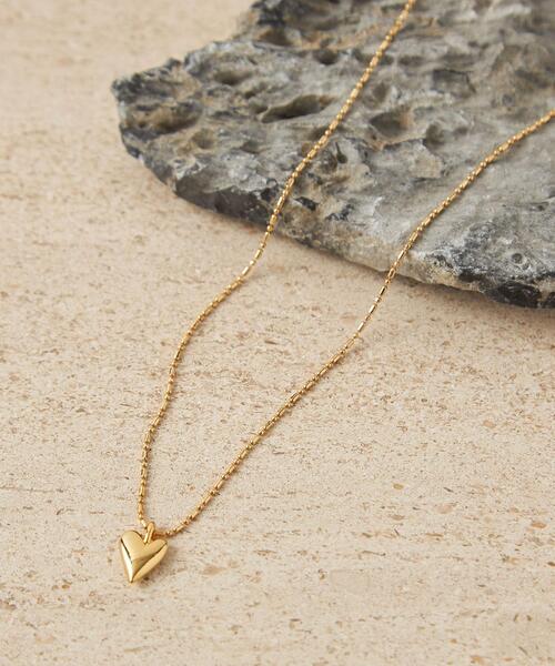 CITEN（シテン）の「＜CITEN＞ニュアンス ハートモチーフ ネックレス（ネックレス・レディース・シルバー/ゴールド・FREE）」の7枚目の写真