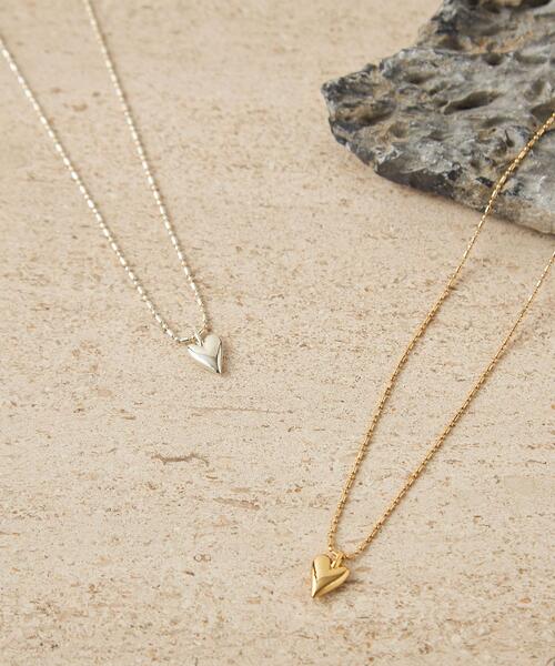 CITEN（シテン）の「＜CITEN＞ニュアンス ハートモチーフ ネックレス（ネックレス・レディース・シルバー/ゴールド・FREE）」の9枚目の写真