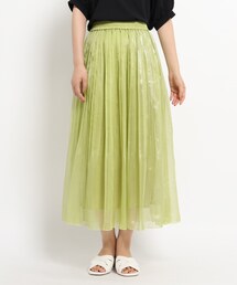 grove | 箔プリントプリーツスカート(スカート)