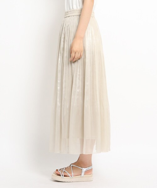 grove(グローブ)の「◆箔プリントプリーツスカート(スカート・レディース・ナチュラル/イエロー/ブラウン系その他・02/04/03/01)」の6枚目の写真