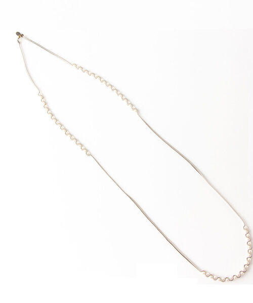 STELLA CIFFON（ステラシフォン）の「【STELLA CIFFON/ステラシフォン】【WEB限定】パールマルチネックレス（ネックレス・レディース・ベージュ/ブラック/ネイビー・FREE）」の11枚目の写真