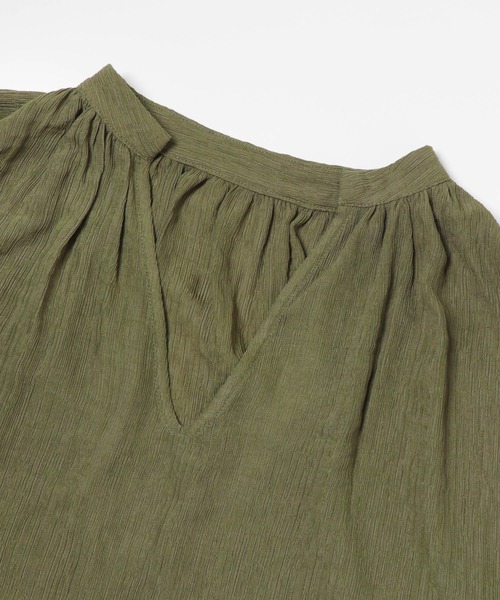 SENSE OF PLACE by URBAN RESEARCH（センスオブプレイスバイアーバンリサーチ）の「ヨウリュウカフタンワンピース（ワンピース・レディース・ブラック/カーキ/アイボリー/ラベンダー・ONE）」の9枚目の写真