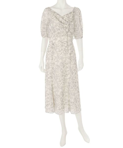 MERCURYDUO（マーキュリーデュオ）の「2WAYフロントタックフラワーワンピース（ワンピース・レディース・ネイビー/アイボリー/ミント・SMALL/MEDIUM）」の20枚目の写真