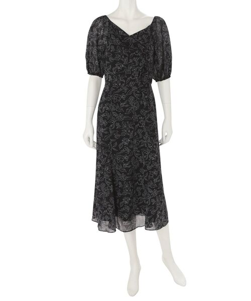 MERCURYDUO（マーキュリーデュオ）の「2WAYフロントタックフラワーワンピース（ワンピース・レディース・ネイビー/アイボリー/ミント・SMALL/MEDIUM）」の21枚目の写真