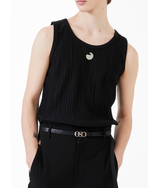 ESC STUDIO（イーエスシースタジオ）の「【ESC STUDIO/イーエスシー スタジオ】Stud slacks/スタッズスラックス セットアップ（スラックス・メンズ・ブラック/グレー・ONE SIZE）」の8枚目の写真