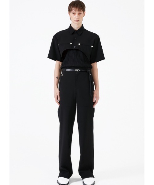 ESC STUDIO（イーエスシースタジオ）の「【ESC STUDIO/イーエスシー スタジオ】Stud slacks/スタッズスラックス セットアップ（スラックス・メンズ・ブラック/グレー・ONE SIZE）」の18枚目の写真