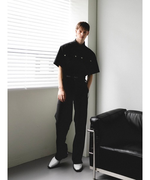 ESC STUDIO（イーエスシースタジオ）の「【ESC STUDIO/イーエスシー スタジオ】Stud slacks/スタッズスラックス セットアップ（スラックス・メンズ・ブラック/グレー・ONE SIZE）」の11枚目の写真