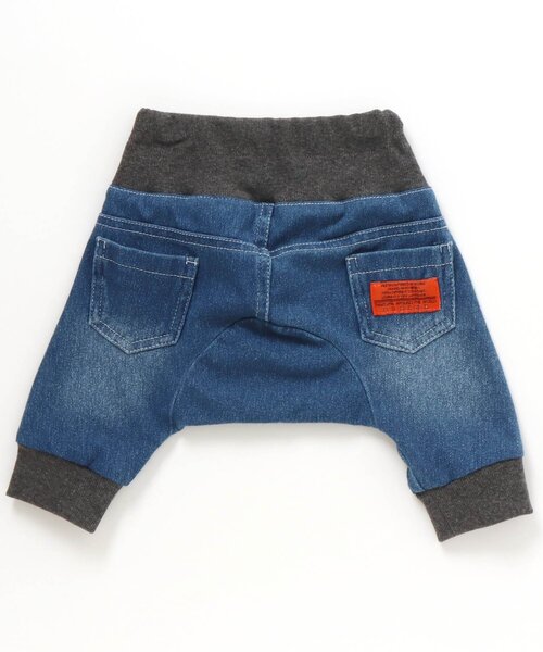 BREEZE（ブリーズ）の「ベビー腹巻デニム 9分丈（その他パンツ・キッズ・ネイビー/その他10/ブルー・80/90/70）」の5枚目の写真