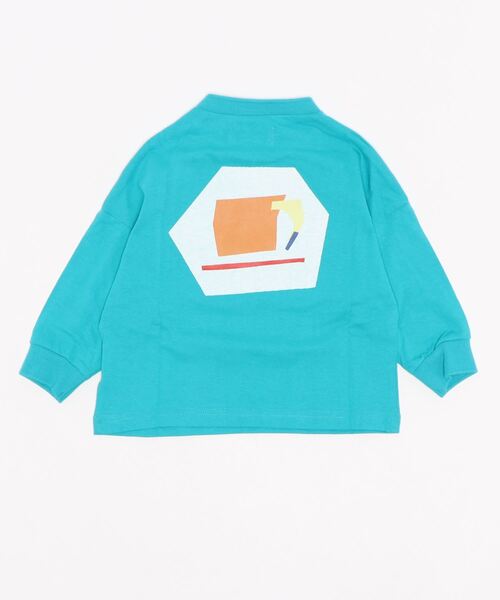 HOGAN RANCH WEAR（ホーガンランチウエア）の「ソデリブビッグロンT（H-6704/90～140cm）（Tシャツ/カットソー・キッズ・オフホワイト/ライトブルー/グレー/パープル・110/130/90/100/120/140）」の12枚目の写真