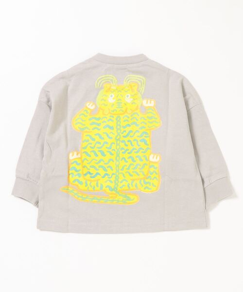 HOGAN RANCH WEAR（ホーガンランチウエア）の「ソデリブビッグロンT（H-6704/90～140cm）（Tシャツ/カットソー・キッズ・オフホワイト/ライトブルー/グレー/パープル・110/130/90/100/120/140）」の8枚目の写真