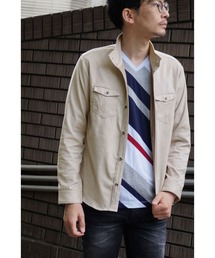 HIDEAWAYS NICOLE | フェイクスウェードシャツ(シャツ/ブラウス)