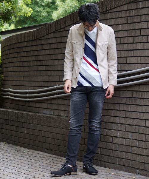 HIDEAWAYS NICOLE(ハイダウェイニコル)の「フェイクスウェードシャツ(シャツ/ブラウス・メンズ・オフホワイト/オレンジ/モカ/ブラック・LARGE/MEDIUM/X-LARGE)」の14枚目の写真