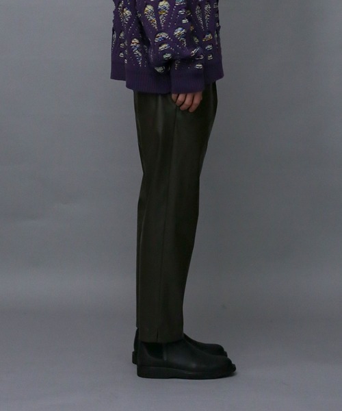 Iroquois(イロコイ)の「SYNTHETIC LEATHER TAPERED PT(その他パンツ・メンズ・ブラック/ブラウン・1/3/2)」の12枚目の写真