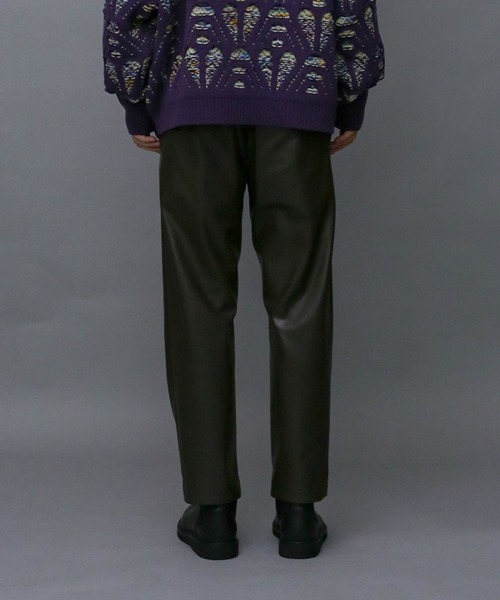 Iroquois(イロコイ)の「SYNTHETIC LEATHER TAPERED PT(その他パンツ・メンズ・ブラック/ブラウン・1/3/2)」の13枚目の写真