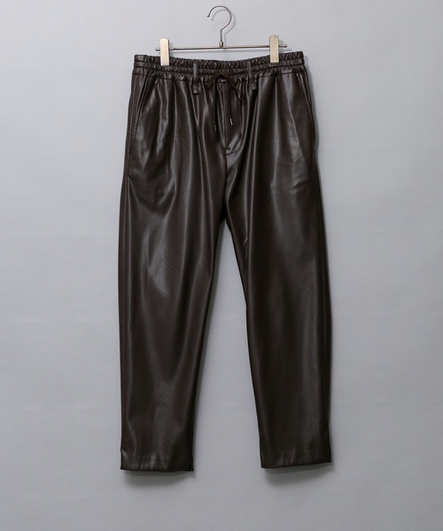 Iroquois(イロコイ)の「SYNTHETIC LEATHER TAPERED PT(その他パンツ・メンズ・ブラック/ブラウン・1/3/2)」の20枚目の写真