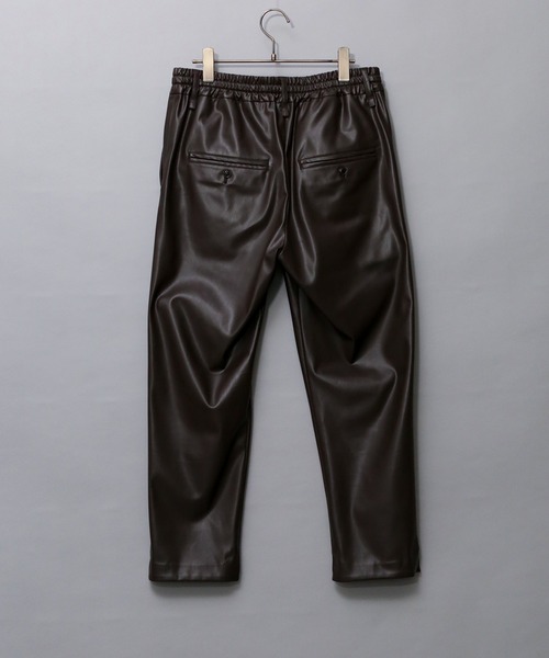 Iroquois(イロコイ)の「SYNTHETIC LEATHER TAPERED PT(その他パンツ・メンズ・ブラック/ブラウン・1/3/2)」の21枚目の写真