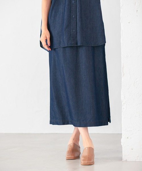 LEPSIM（レプシィム）の「ミリタリーナロースカート　955650（スカート・レディース・ネイビー/グレー/ライトグリーン・FREE）」の11枚目の写真