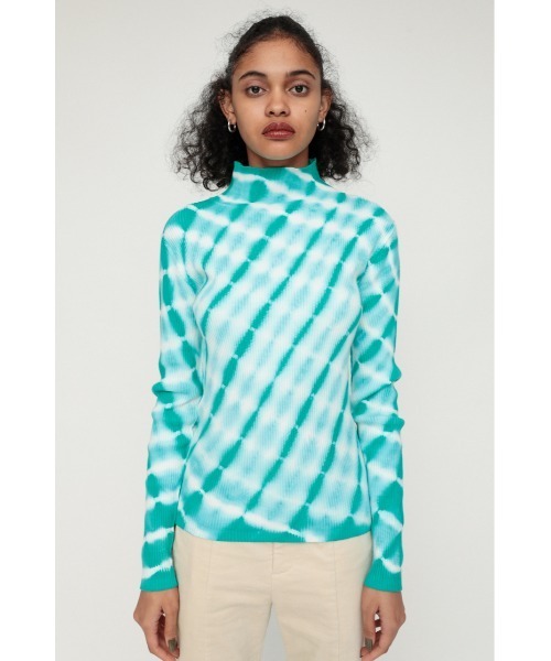 SLY（スライ）の「DYEING HG RIB TOPS ハイゲージ リブ トップス（ニット/セーター・レディース・ターコイズブルー/ブラウン系その他2/オレンジ系その他・FREE）」の11枚目の写真