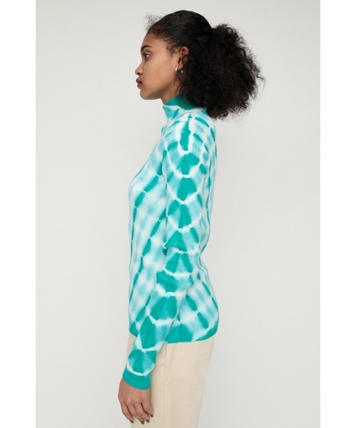 SLY（スライ）の「DYEING HG RIB TOPS ハイゲージ リブ トップス（ニット/セーター・レディース・ターコイズブルー/ブラウン系その他2/オレンジ系その他・FREE）」の12枚目の写真