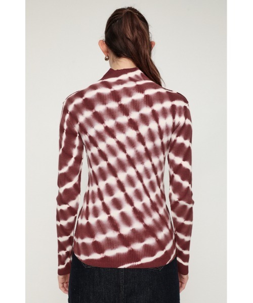 SLY（スライ）の「DYEING HG RIB TOPS ハイゲージ リブ トップス（ニット/セーター・レディース・ターコイズブルー/ブラウン系その他2/オレンジ系その他・FREE）」の8枚目の写真