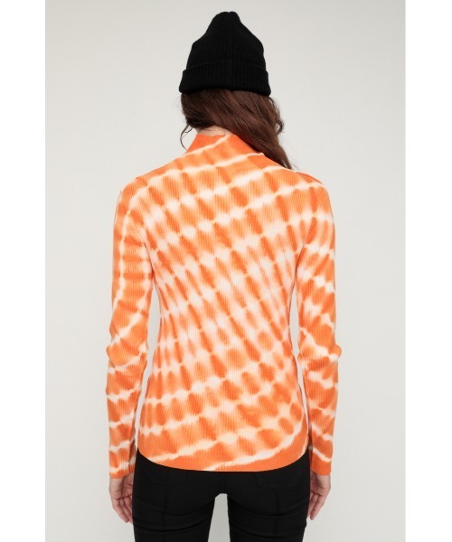 SLY（スライ）の「DYEING HG RIB TOPS ハイゲージ リブ トップス（ニット/セーター・レディース・ターコイズブルー/ブラウン系その他2/オレンジ系その他・FREE）」の21枚目の写真