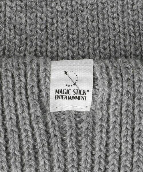 MAGIC STICK(マジックスティック)の「<MAGIC STICK> THE CORE IDEAL CAP/ニットキャップ(ニットキャップ/ビーニー・メンズ・ブラック/グレー・FREE)」の4枚目の写真
