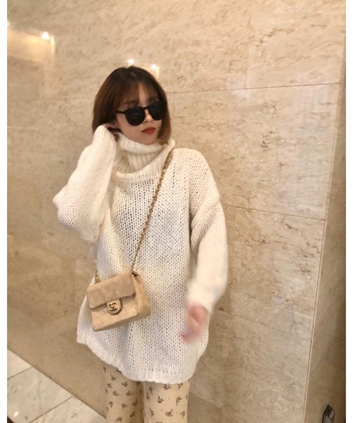美品 epine エピヌ ハンドメイドニット トップス セーター Eé knit epine エピヌニット