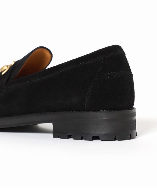 HIROSHI TSUBOUCHI（ヒロシツボウチ）の「【HIROSHI TSUBOUCHI】別注 スウェード ビットローファー コマンドソール（ローファー・メンズ・ブラック/ブラウン・7/8/9）」の5枚目の写真