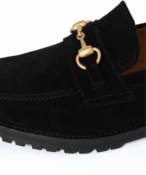 HIROSHI TSUBOUCHI（ヒロシツボウチ）の「【HIROSHI TSUBOUCHI】別注 スウェード ビットローファー コマンドソール（ローファー・メンズ・ブラック/ブラウン・7/8/9）」の9枚目の写真